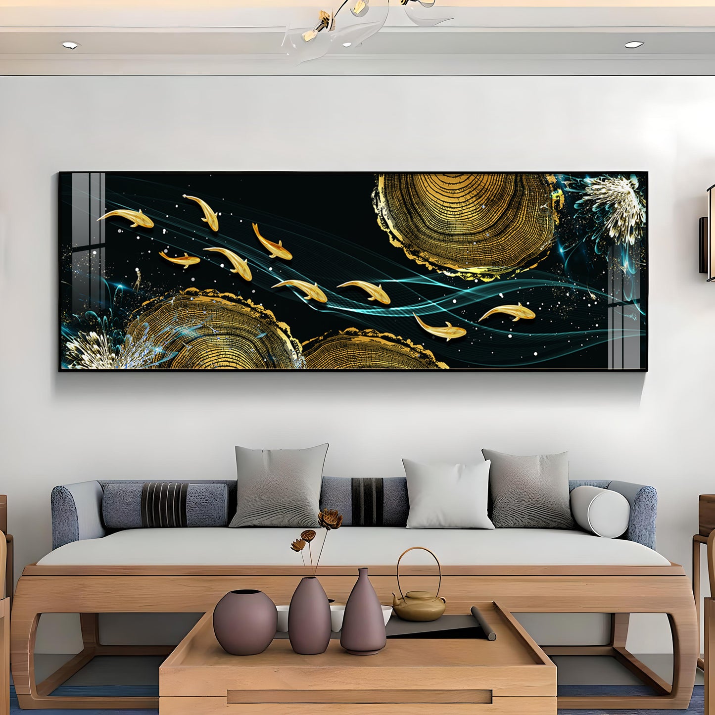 Luminous Fish Premium Acrylic Horizontal Wall Art