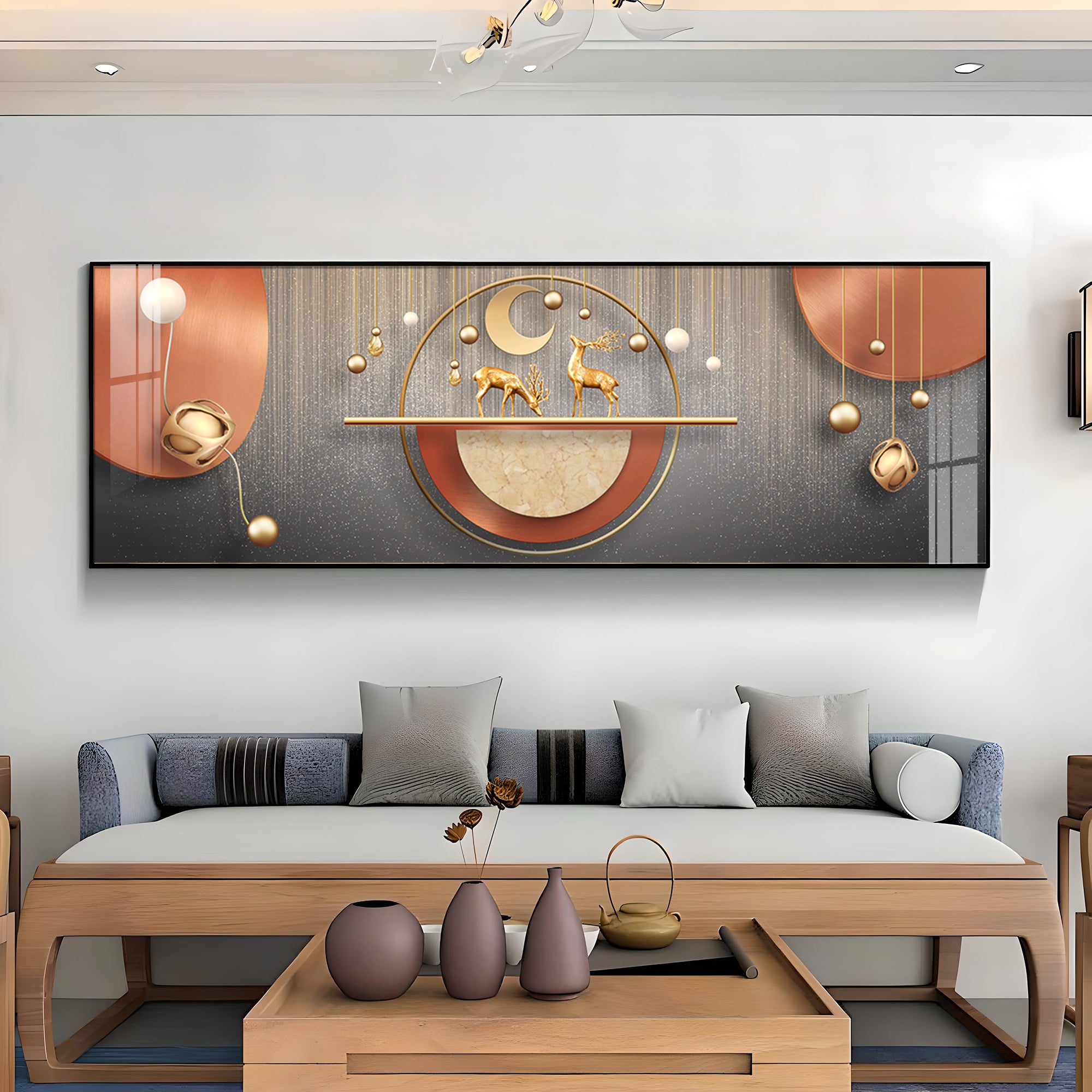 Nordic Abstract Premium Acrylic Horizontal Wall Art