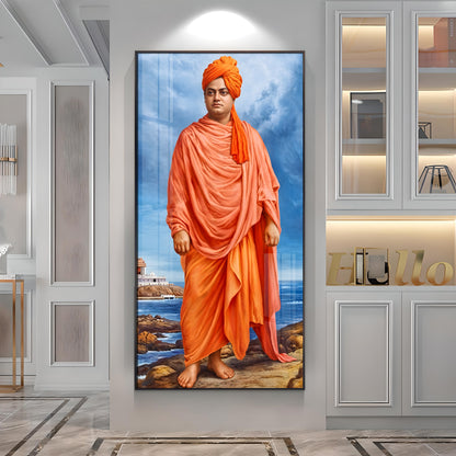 Swami Vivekananda Premium Acrylic Vertical Wall Art