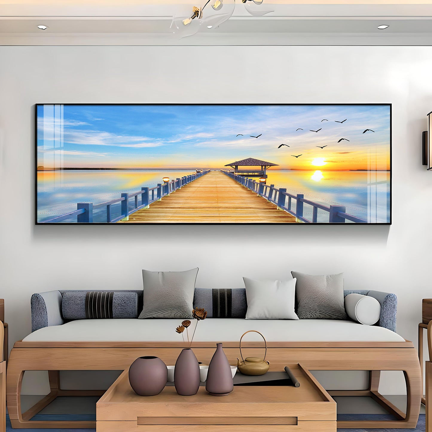 Skyward Serenity Premium Acrylic Horizontal Wall Art