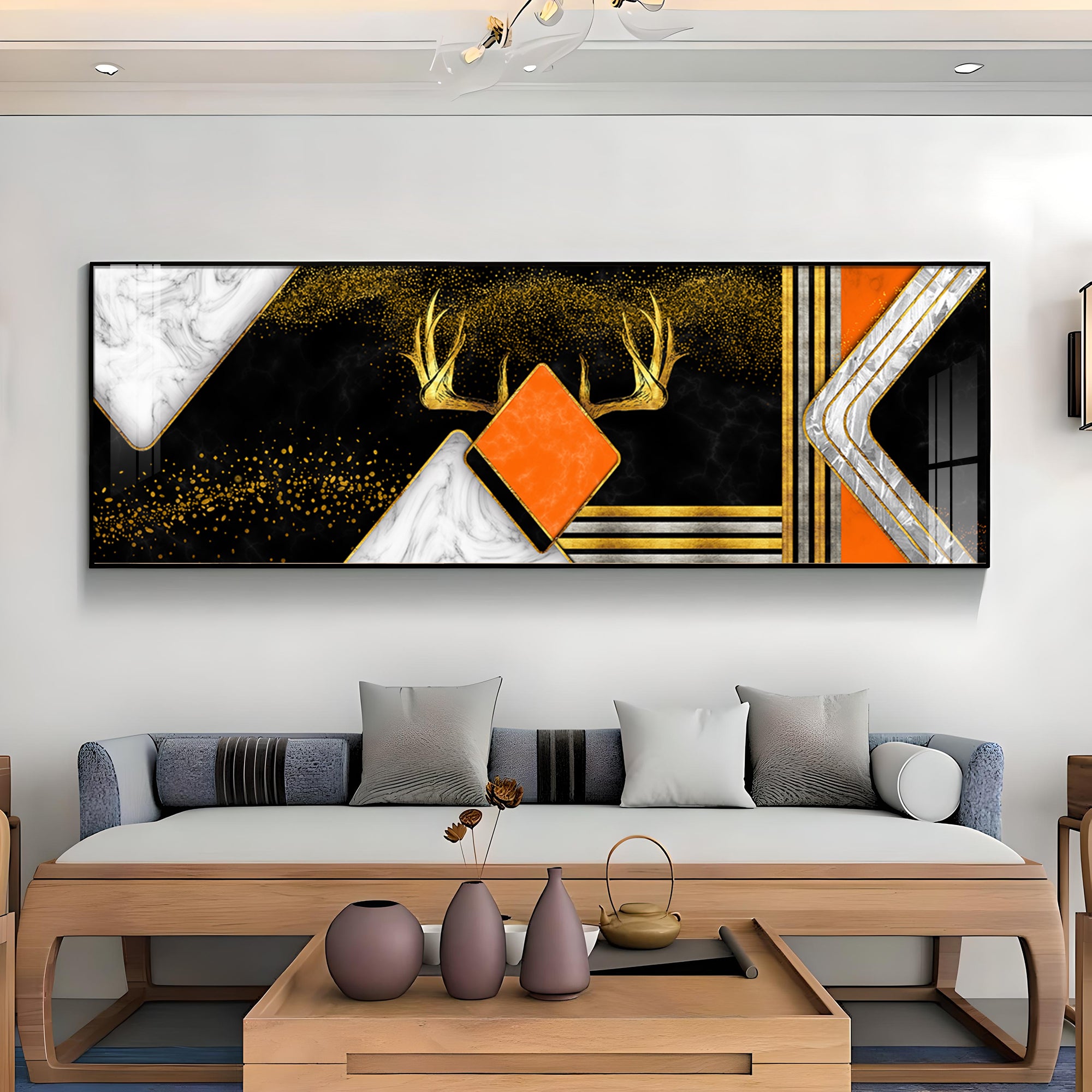 Wild Fire Whimsy Premium Acrylic Horizontal Wall Art