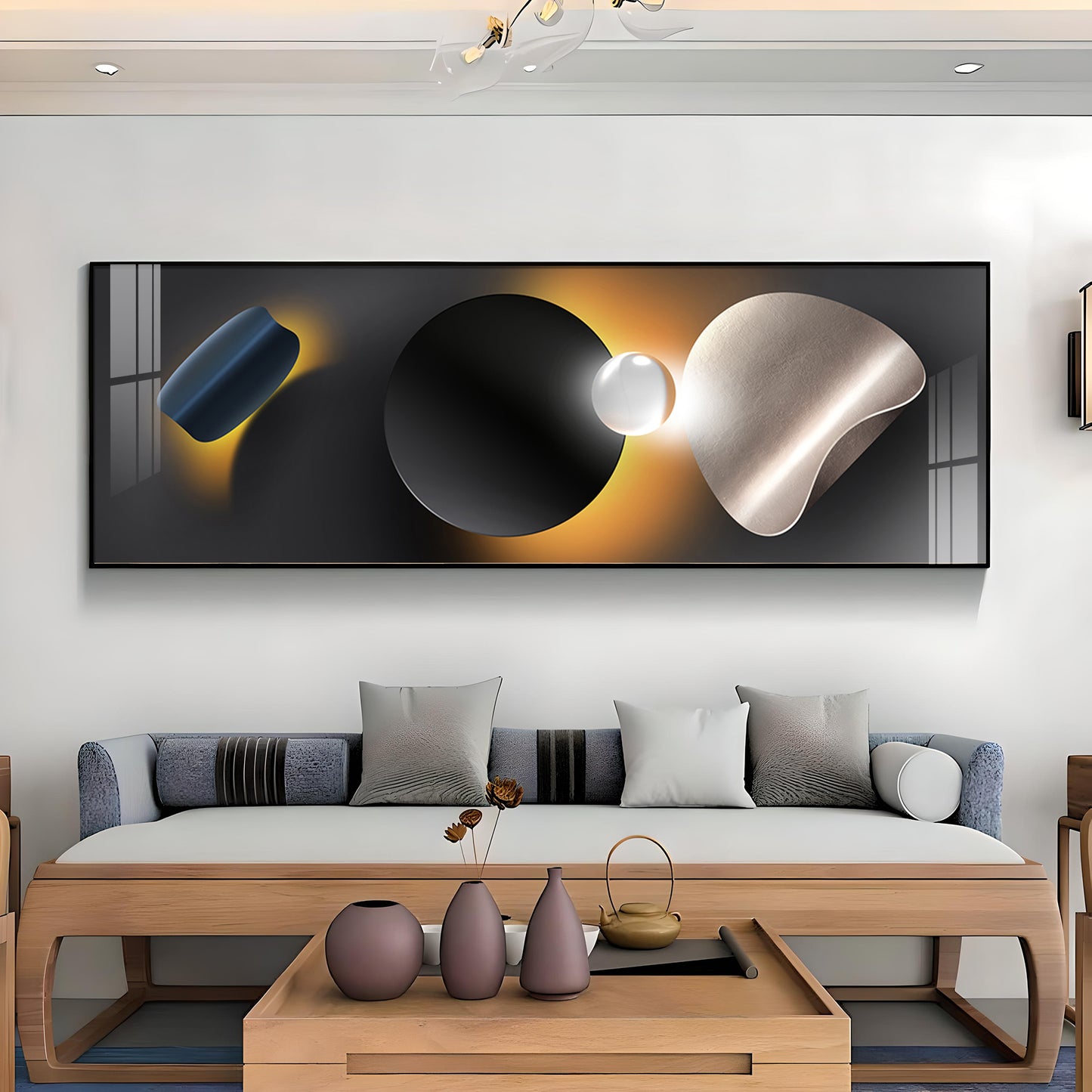Luminous Harmony Premium Acrylic Horizontal Wall Art