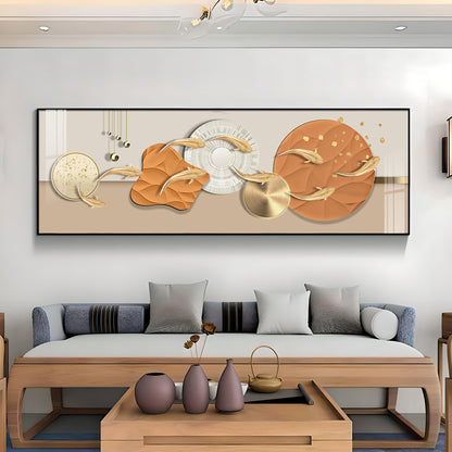 Radiant Gold Fish Premium Acrylic Horizontal Wall Art