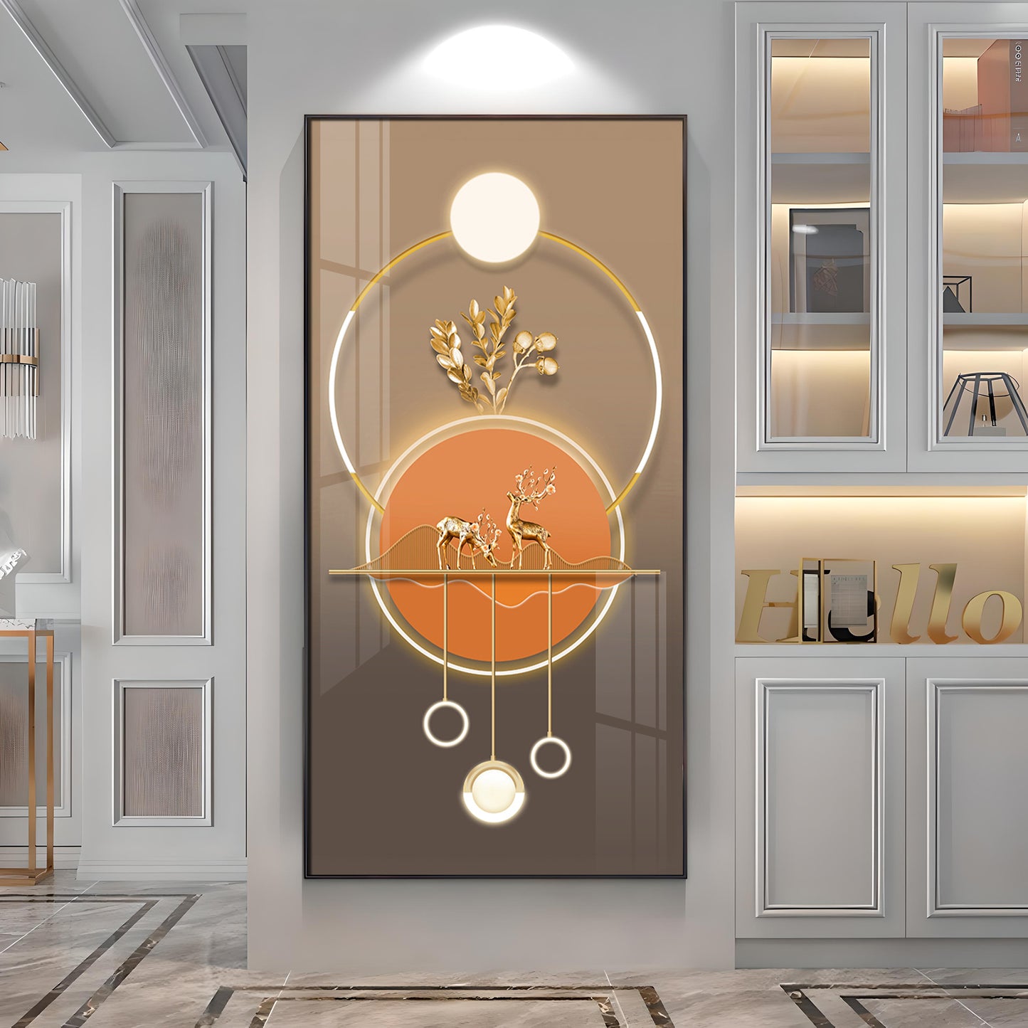 Equine Elegance Premium Acrylic Vertical Wall Art