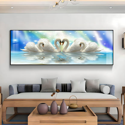 Elegant Swan Premium Acrylic Horizontal Wall Art
