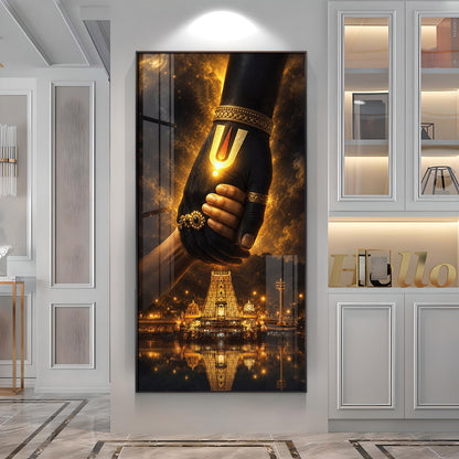 God Hand Of Spiritual Salvation Premium Acrylic Vertical Wall Art