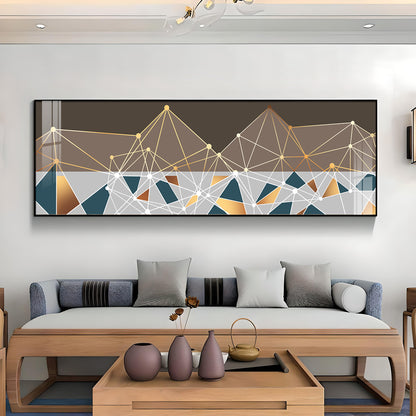 Geometric Harmony Premium Acrylic Horizontal Wall Art