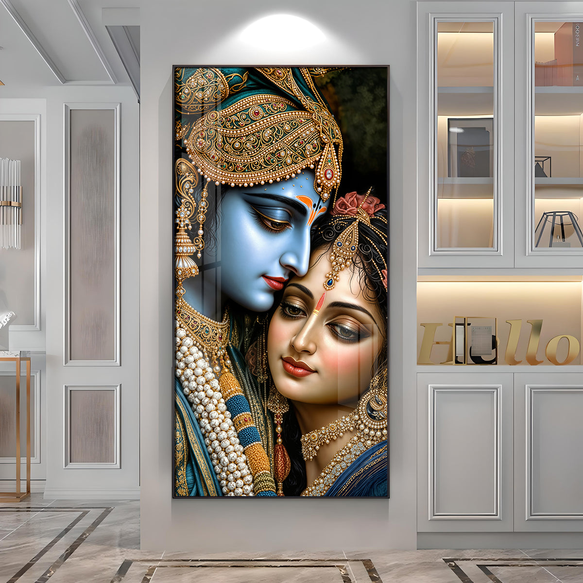 Sacred Love Premium Acrylic Vertical Wall Art