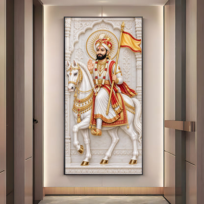Baba Ramdevji Premium Acrylic Vertical Wall Art