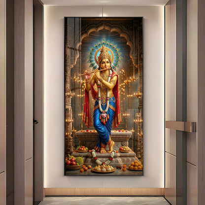 Shiv Putra Ganesh Ji Premium Acrylic Vertical Wall Art