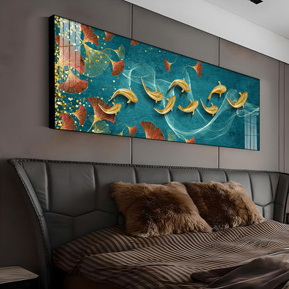 Aquatic Harmony Premium Acrylic Horizontal Wall Art
