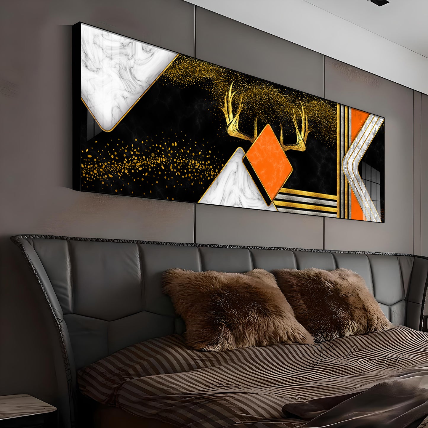 Wild Fire Whimsy Premium Acrylic Horizontal Wall Art
