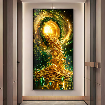 Portal Of Wealth Premium Acrylic Vertical Wall Art