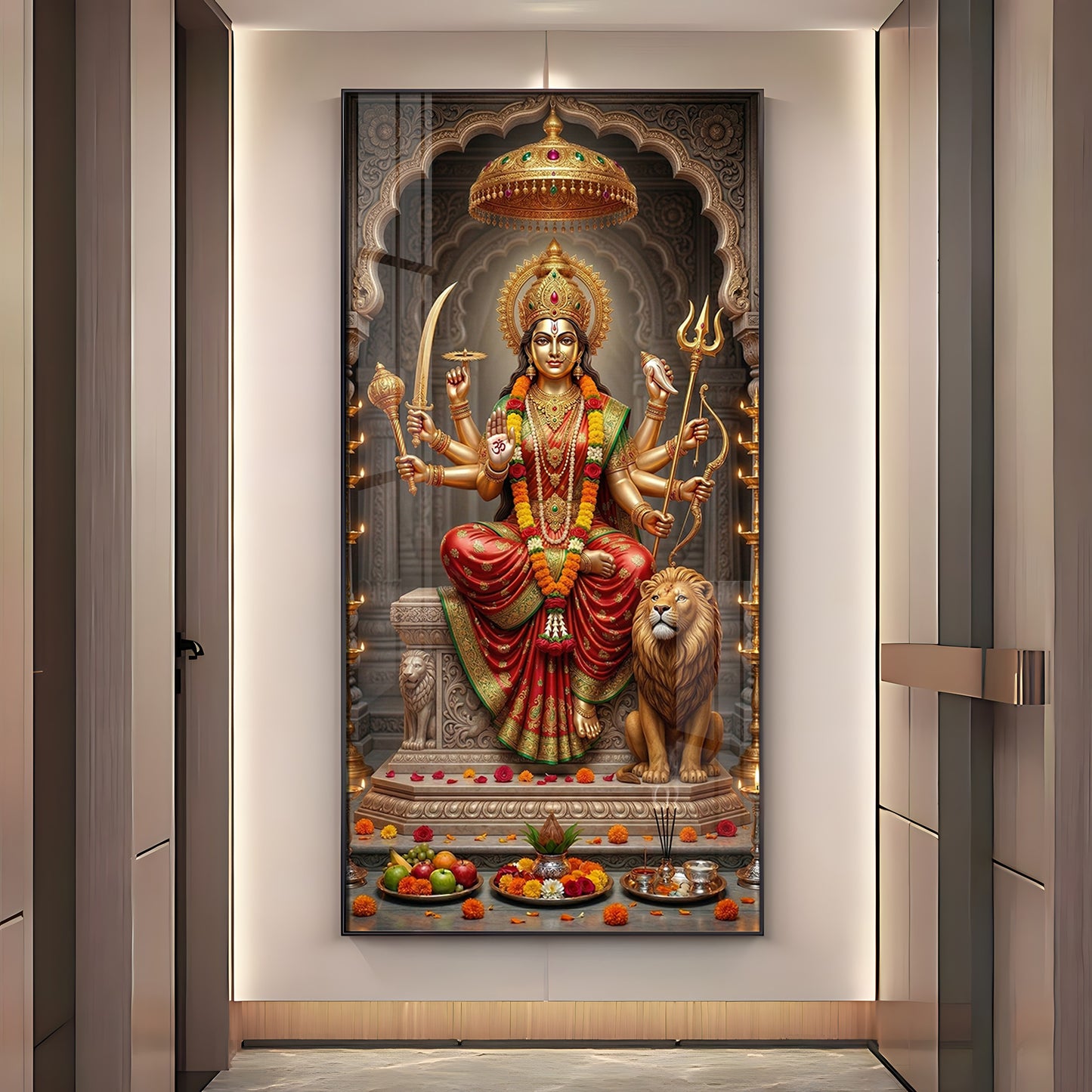 Goddess of Strength Premium Acrylic Vertical Wall Art