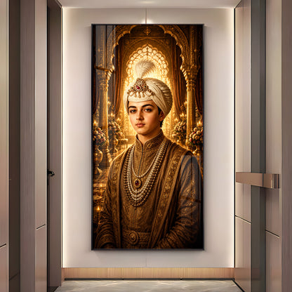 Sri Guru Harkrishan Sahib Ji Premium Acrylic Vertical Wall Art