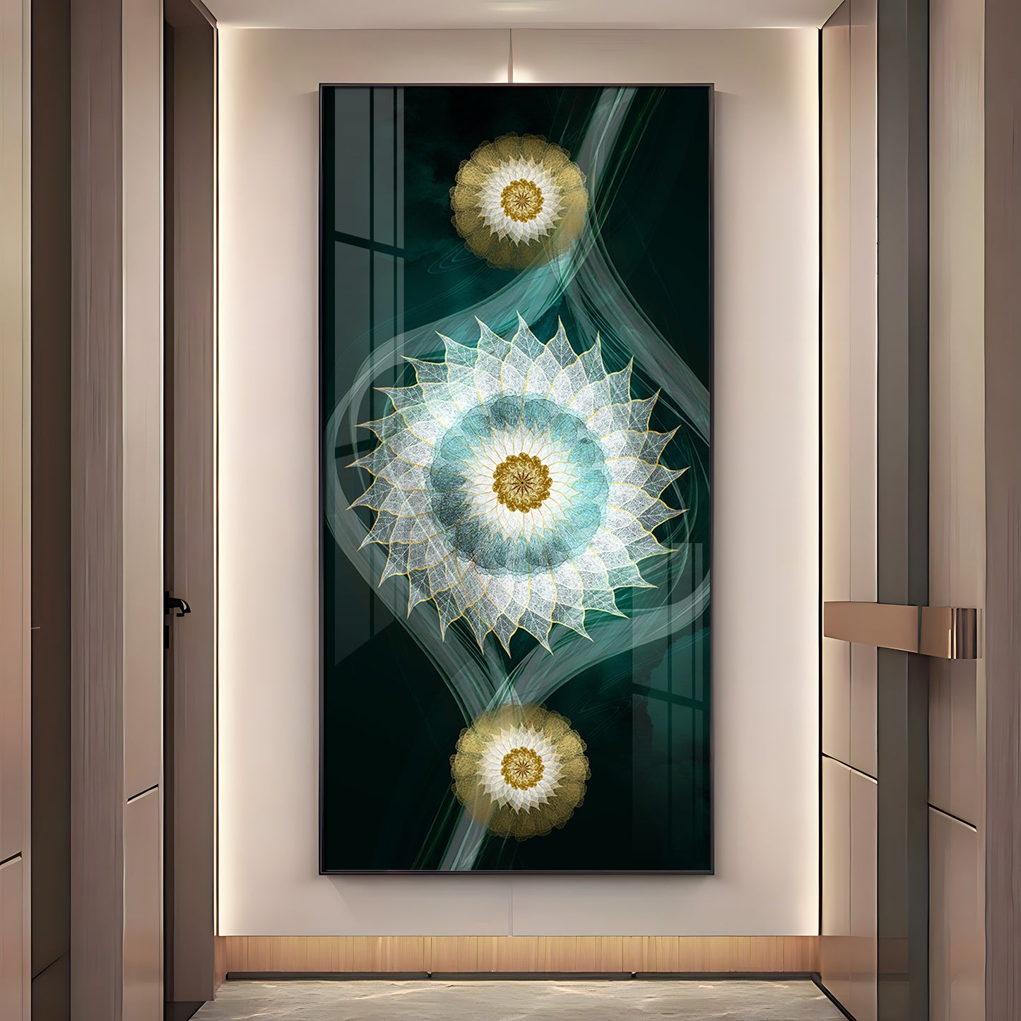 Evil Eye Theme Premium Acrylic Vertical Wall Art