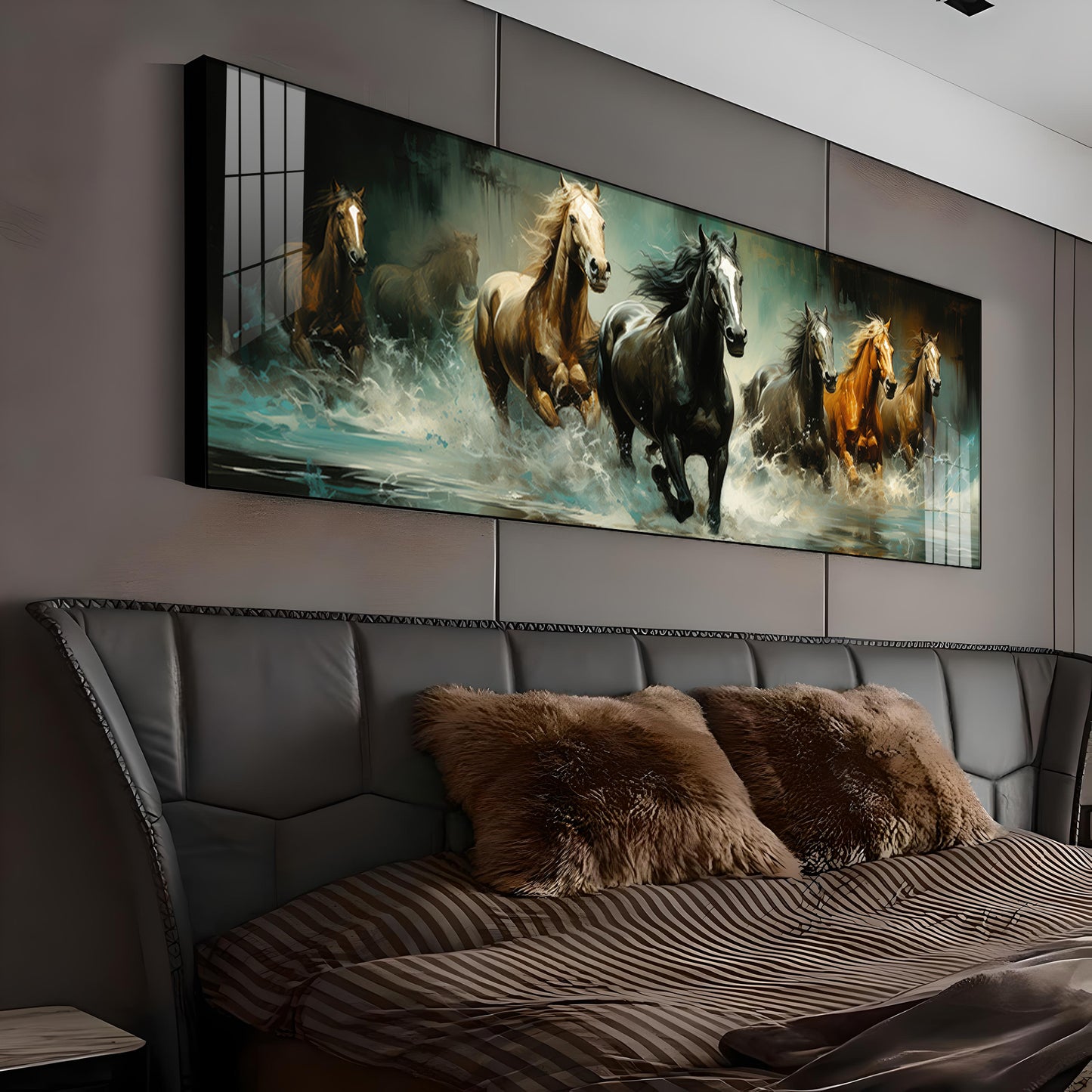 Horse Symbol Of Strength Premium Acrylic Horizontal Wall Art