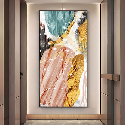 Abstract Aura Premium Acrylic Vertical Wall Art