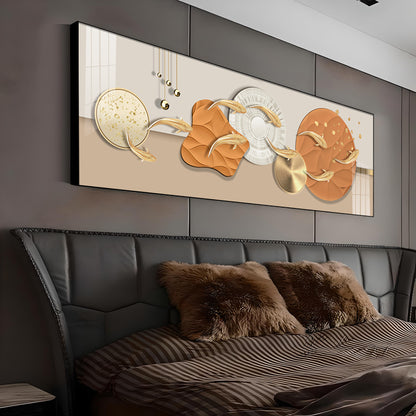Radiant Gold Fish Premium Acrylic Horizontal Wall Art