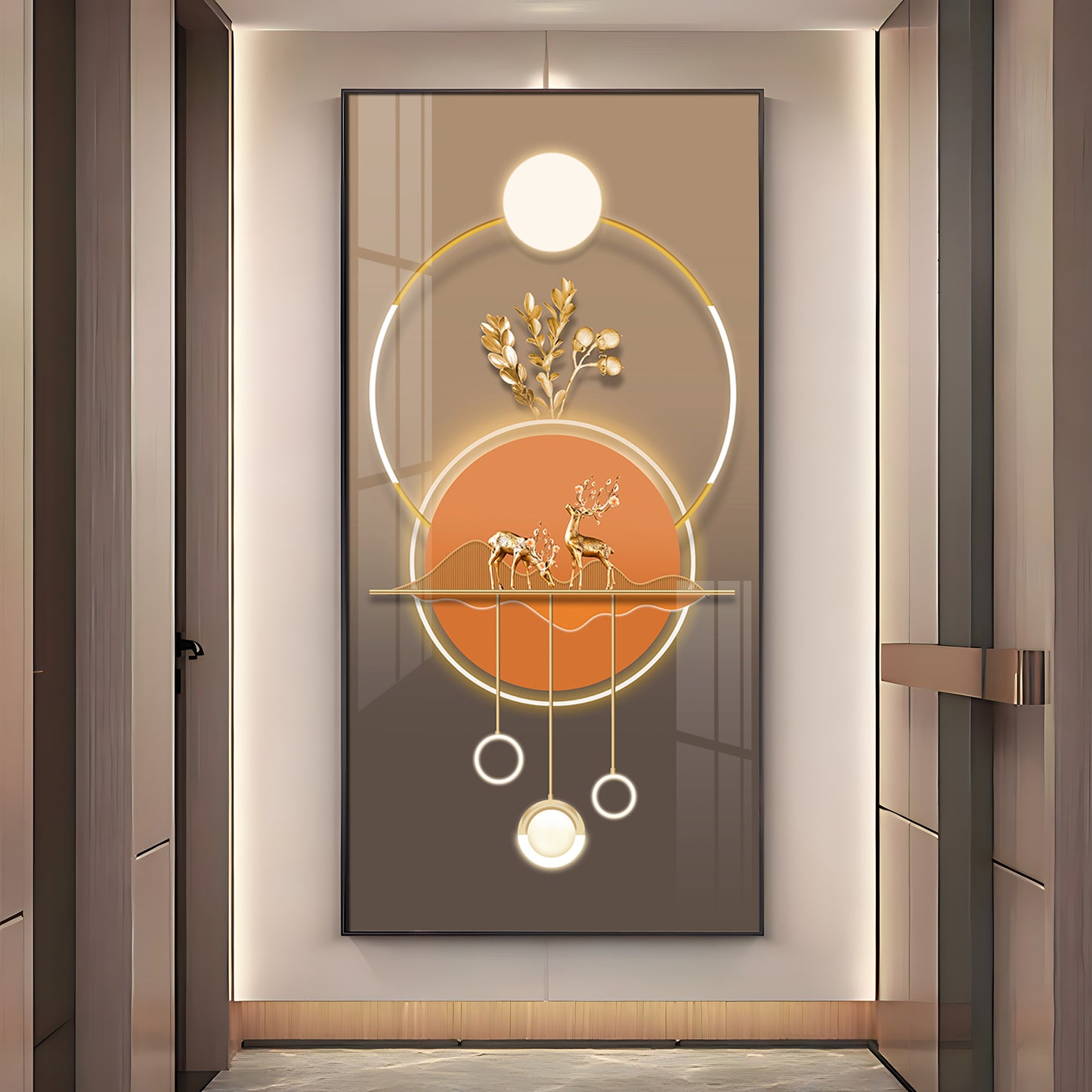 Majestic Mane Premium Acrylic Vertical Wall Art