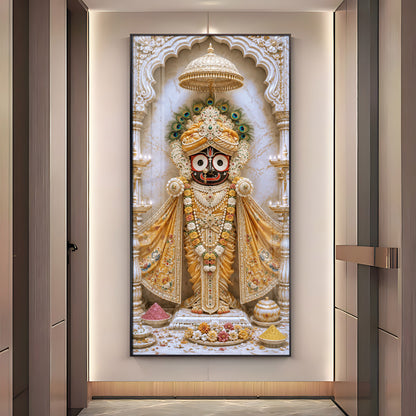 Sacred Jagannath Premium Acrylic Vertical Wall Art