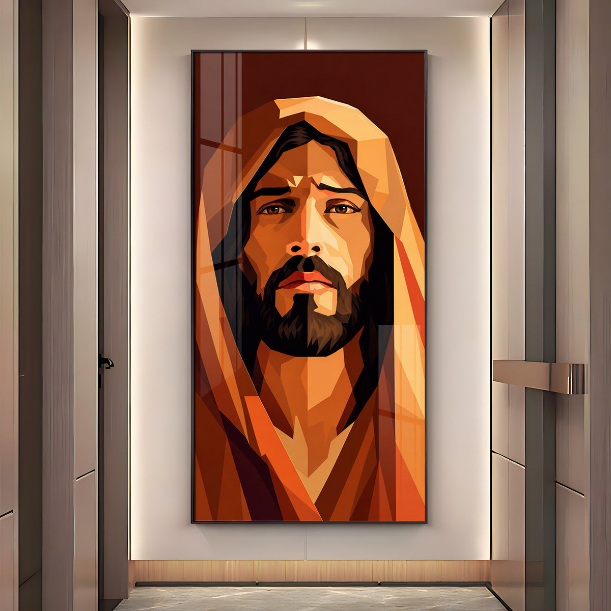 Jesus Christ Serenity Premium Acrylic Wall Art