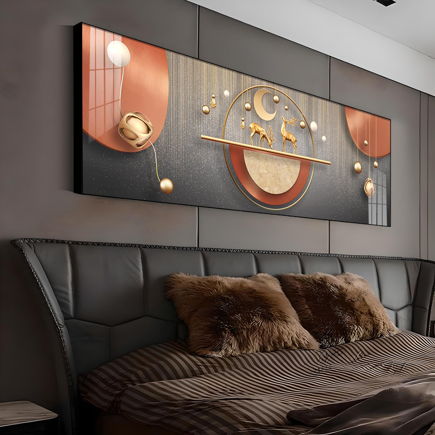 Nordic Abstract Premium Acrylic Horizontal Wall Art