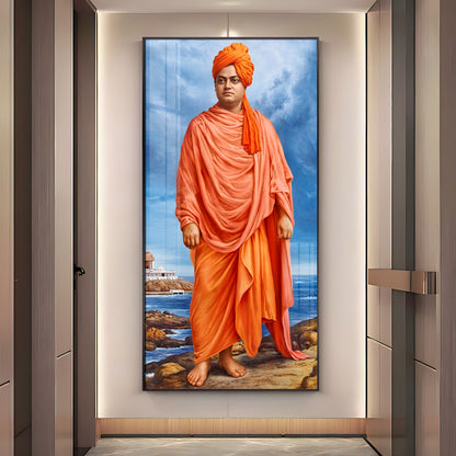 Swami Vivekananda Premium Acrylic Vertical Wall Art