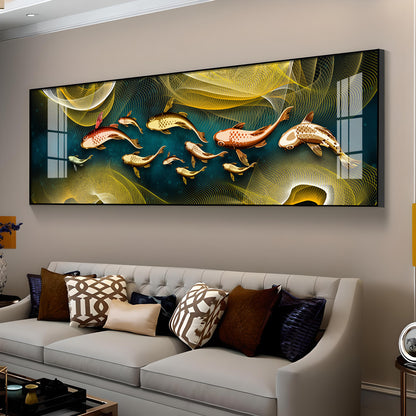 Fish Flow Collective Premium Acrylic Horizontal Wall Art