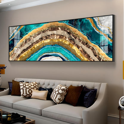 Multi Colored Abstract Premium Acrylic Horizontal Wall Art