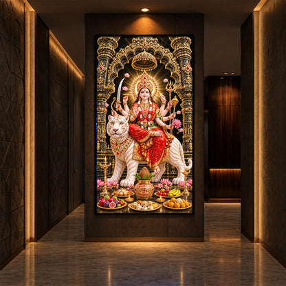 Amba Modern Luxury Backlight Vertical Wall Art