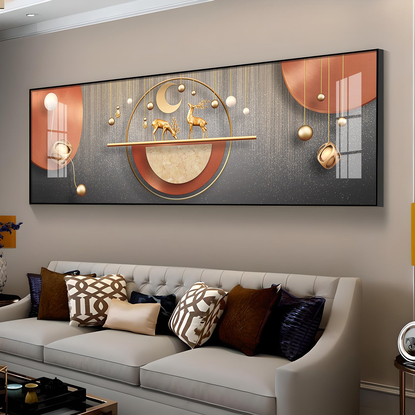 Nordic Abstract Premium Acrylic Horizontal Wall Art