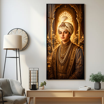 Sri Guru Harkrishan Sahib Ji Premium Acrylic Vertical Wall Art