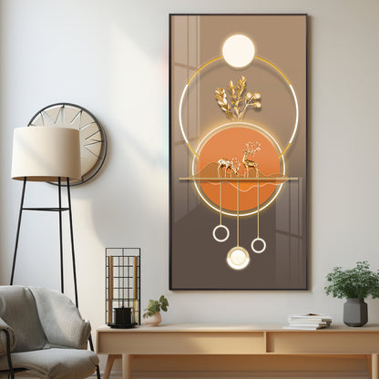 Majestic Mane Premium Acrylic Vertical Wall Art