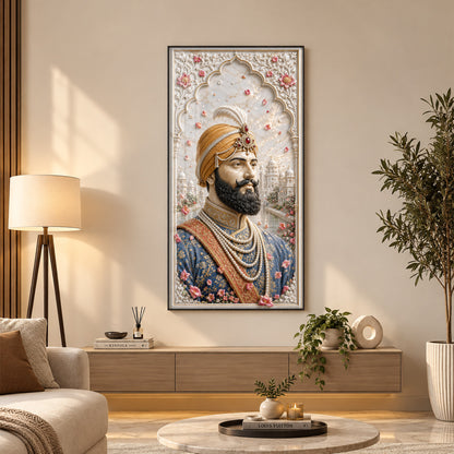 Sri Guru Gobind Singh Ji Premium Acrylic Vertical Wall Art