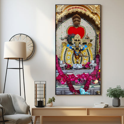 Shri Sanwaliya Seth Ji Premium Acrylic Vertical Wall Art