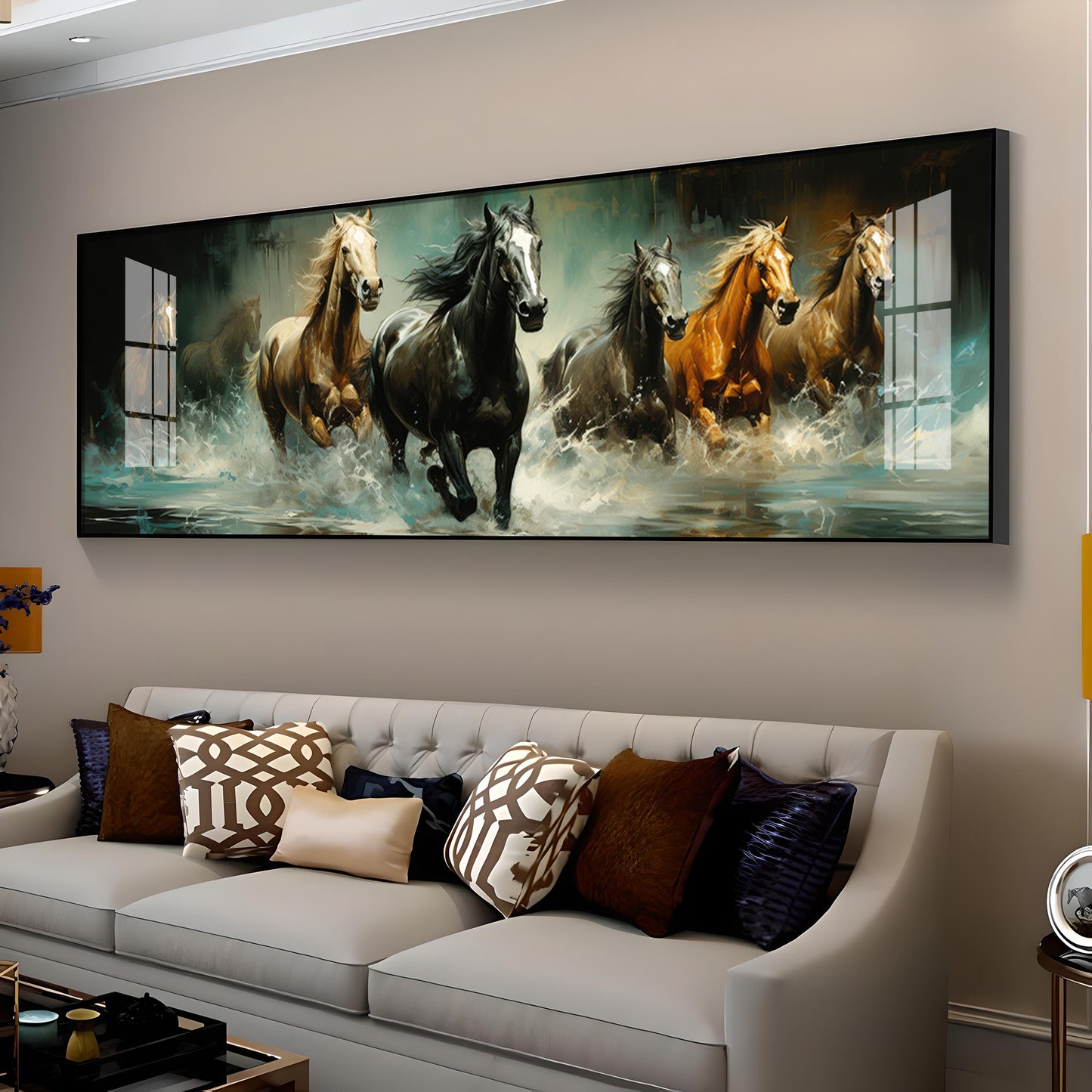 Horse Symbol Of Strength Premium Acrylic Horizontal Wall Art