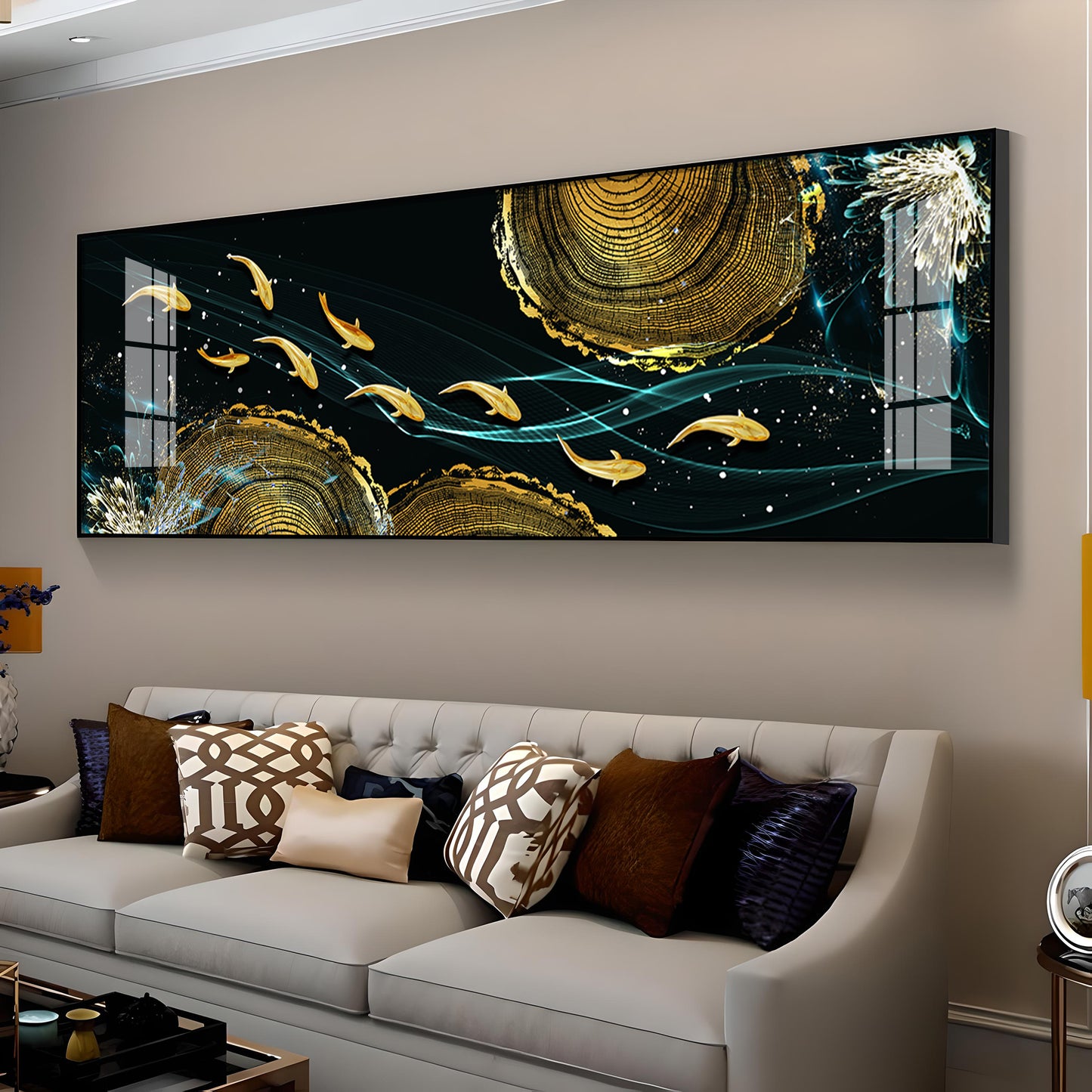 Luminous Fish Premium Acrylic Horizontal Wall Art