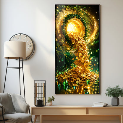 Portal Of Wealth Premium Acrylic Vertical Wall Art