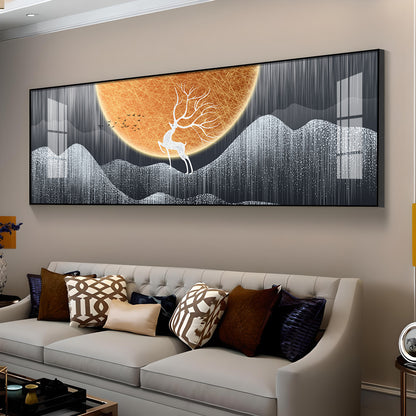 Deer in the Wild Premium Acrylic Horizontal Wall Art