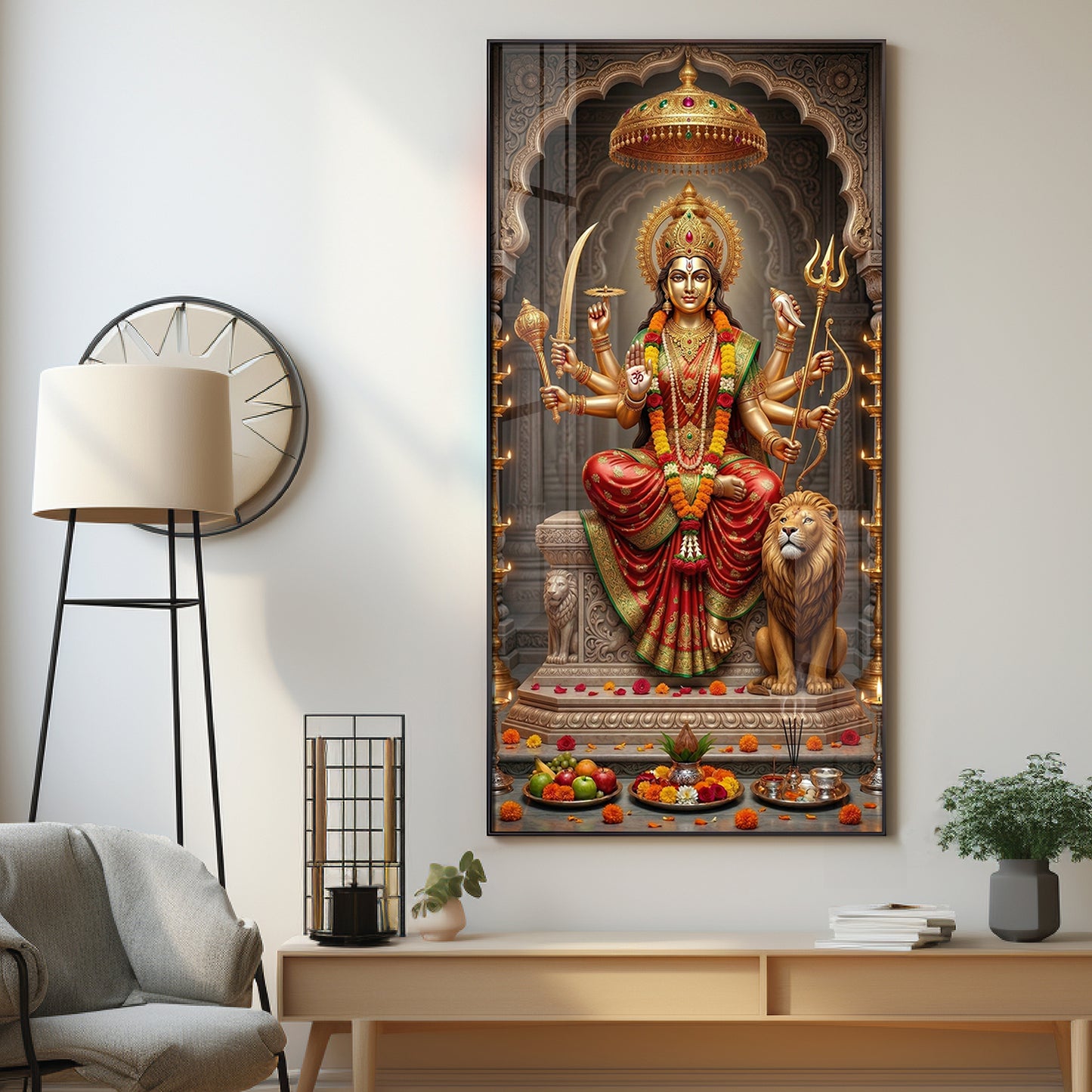 Goddess of Strength Premium Acrylic Vertical Wall Art