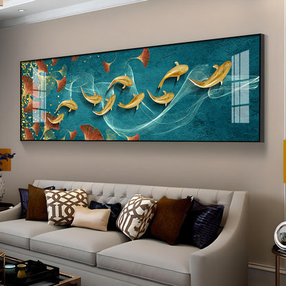 Aquatic Harmony Premium Acrylic Horizontal Wall Art
