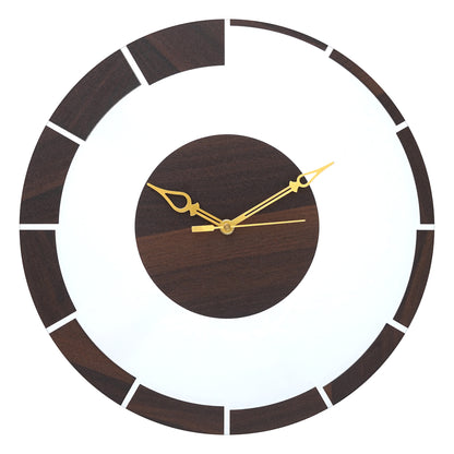 Rustic Chic Acrylic Wooden Wall Clock