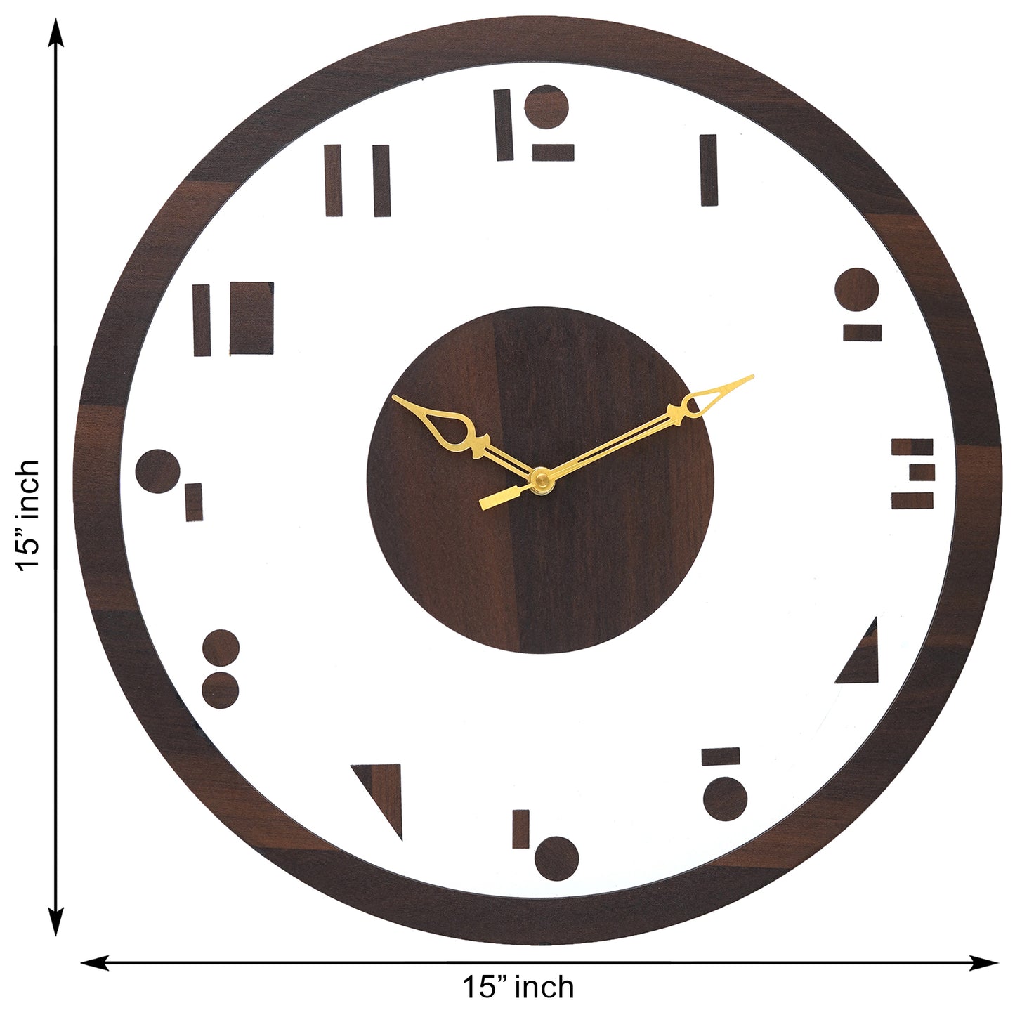 Aesthetic Wooden Acrylic Wall Clock