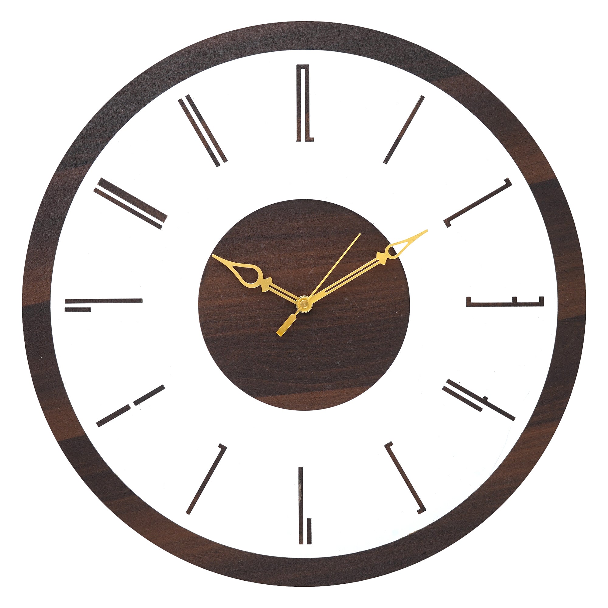 Luxe Wooden Acrylic Wall Clock