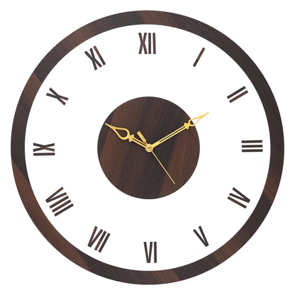 Vintage Vista Wooden Acrylic Wall Clock