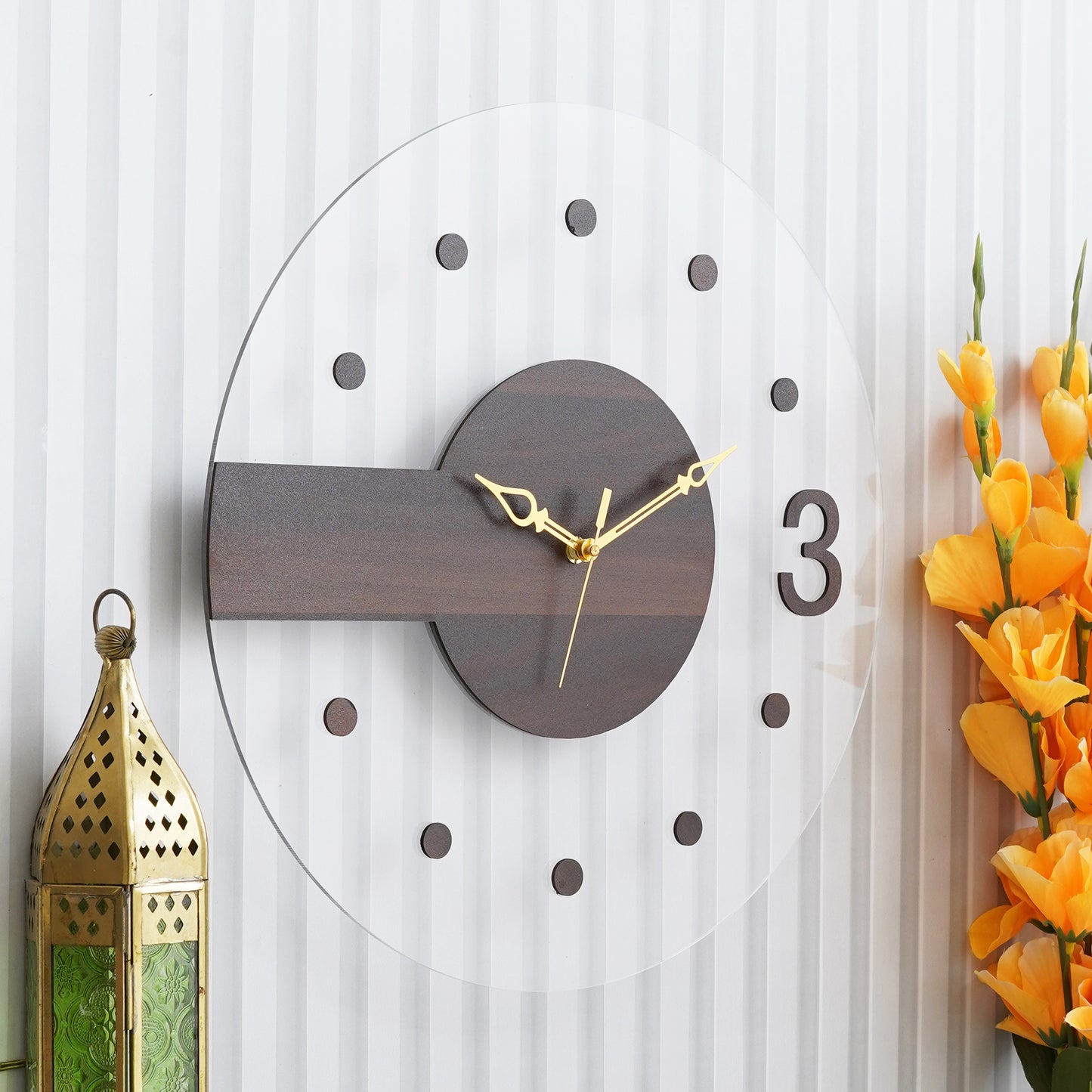 Artisan Era Wooden Acrylic Wall Clock