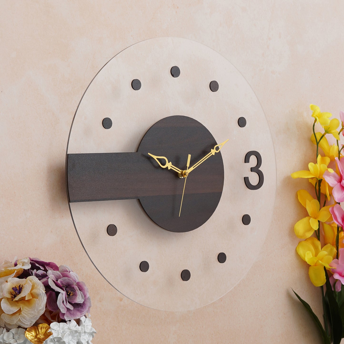 Artisan Era Wooden Acrylic Wall Clock