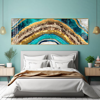 Multi Colored Abstract Premium Acrylic Horizontal Wall Art