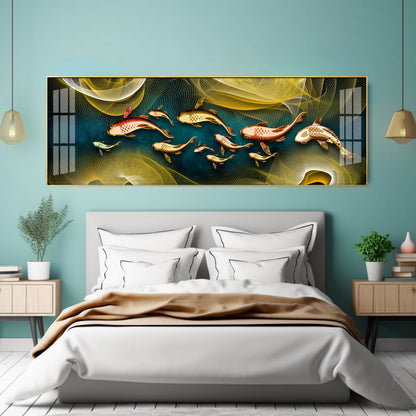 Fish Flow Collective Premium Acrylic Horizontal Wall Art